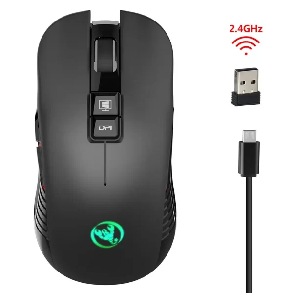 Wir3600DPI 7-Color Computer Mouse