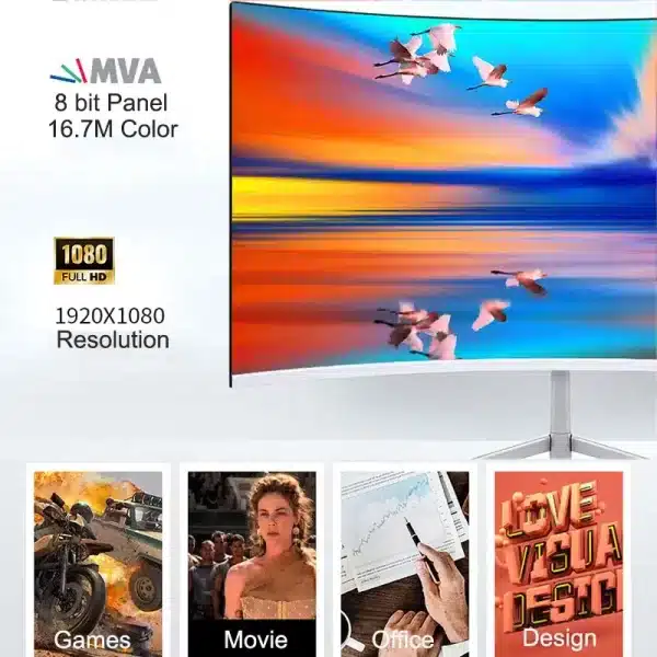 24 Inch Curved 75Hz Monitor - Image 2