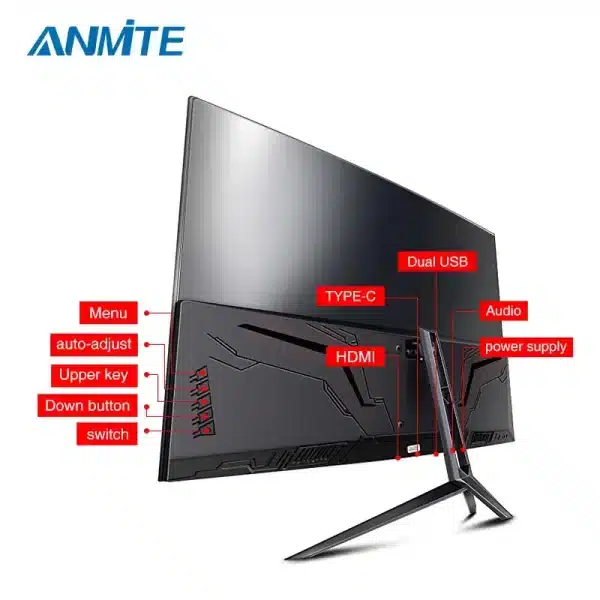 Anmite 27 inch 75hz HDR Curved FHD Gaming Monitor - Image 5