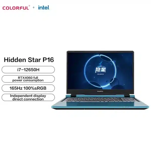 Colorful Hidden Star P16 Gaming Laptop Intel i7-12650H