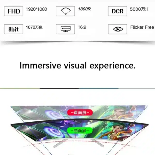 22 inch Curved LCD Monitor - Image 2