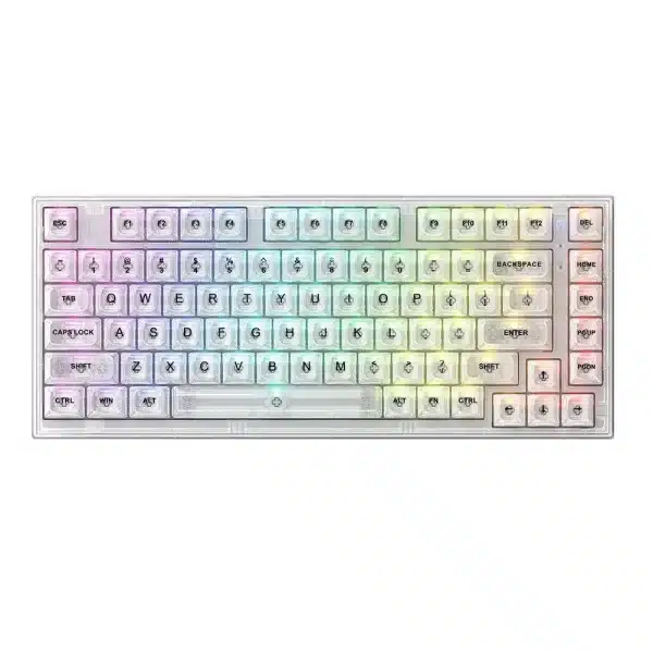 X75 Crystal Transparent Gamer Keyboard - Image 10