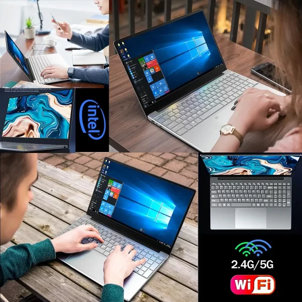 Windows 10 11 Ram 16GB Rom  256GB 512GB 1TB 2TB SSD Ultrabook Computer 2.4G/5.0G Wifi Bluetooth Intel N5095 Gaming Laptop - Image 6