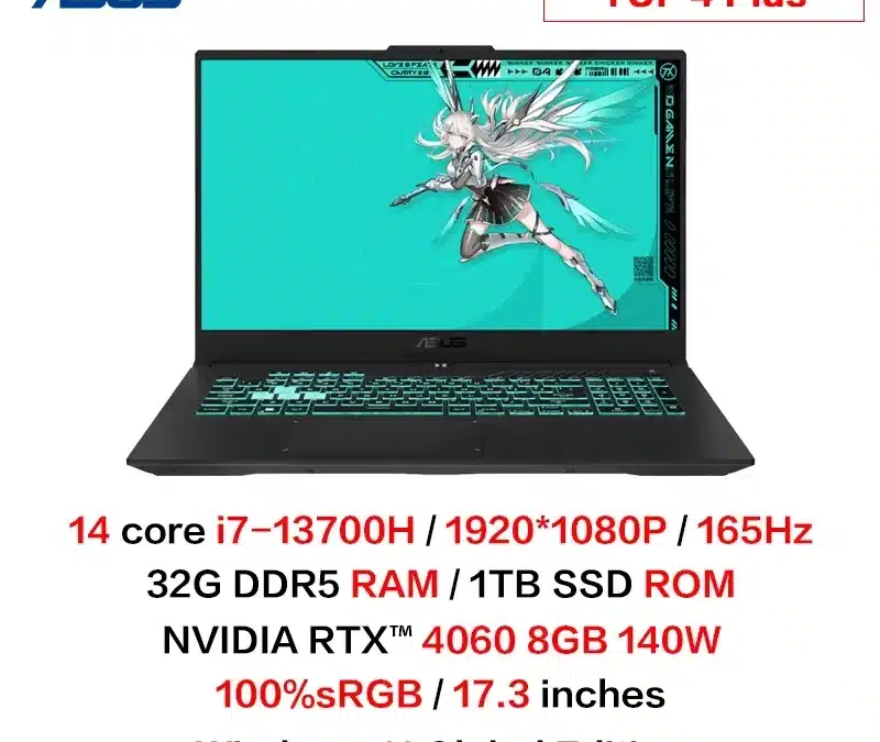 Asus TUF4 Plus Gaming Laptop Intel I7-13700H RTX4060
