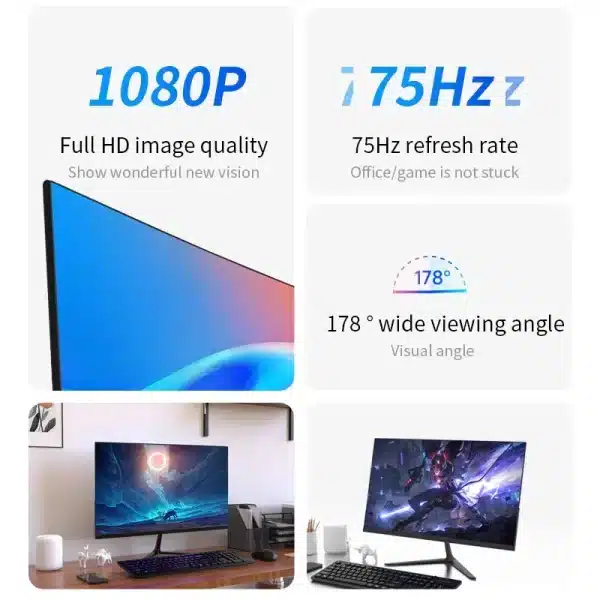 BEEX 23.8 Inch 1080P IPS PC Monitor - Image 2