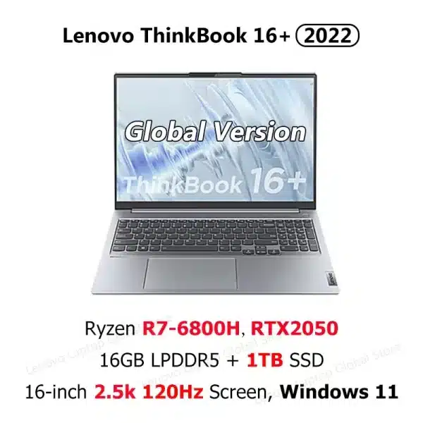 Lenovo ThinkBook 16+ Laptop Ryzen R7 6800H - Image 10