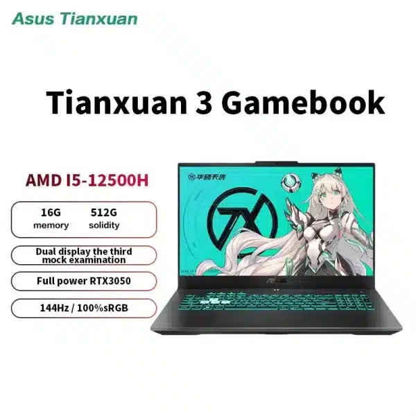 Asus TUF3 Gaming Laptop Intel I5-12500H RTX3050 - Image 3