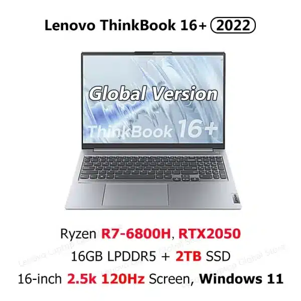 Lenovo ThinkBook 16+ Laptop Ryzen R7 6800H - Image 11