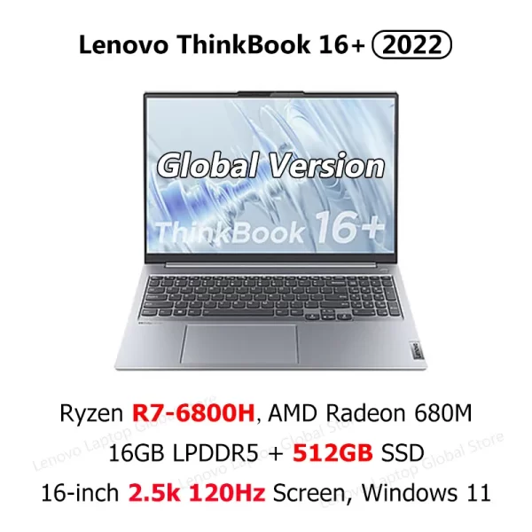 Lenovo ThinkBook 16+ Laptop Ryzen R7 6800H - Image 8