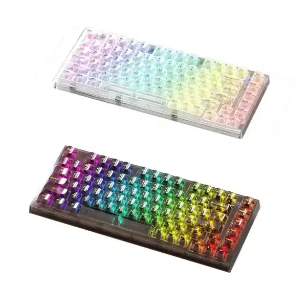 X75 Crystal Transparent Gamer Keyboard