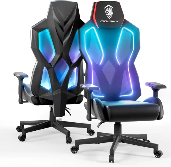 PC Gaming Chair with LED Lights - Image 7