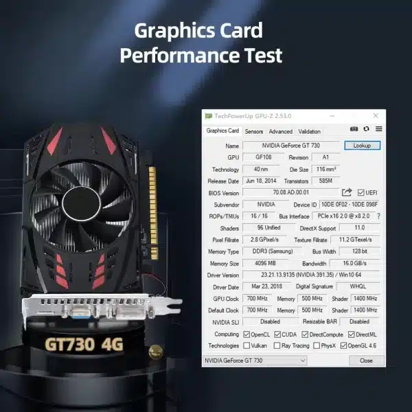 GT730 Desktop PC Graphics Card - Image 6