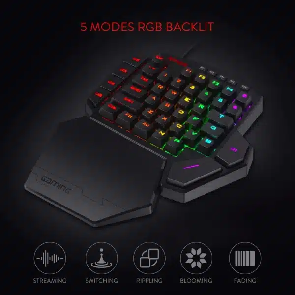 Redragon K585 DITI One-Handed RGB Mechanical Gaming Keyboard, Professional Gaming Keypad - Image 5