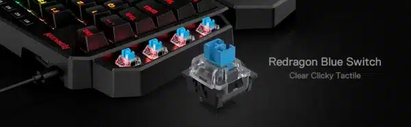 Redragon K585 DITI One-Handed RGB Mechanical Gaming Keyboard, Professional Gaming Keypad - Image 7