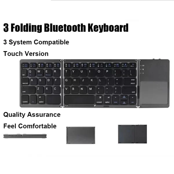 Folding Wireless Bluetooth Keyboard - Image 7