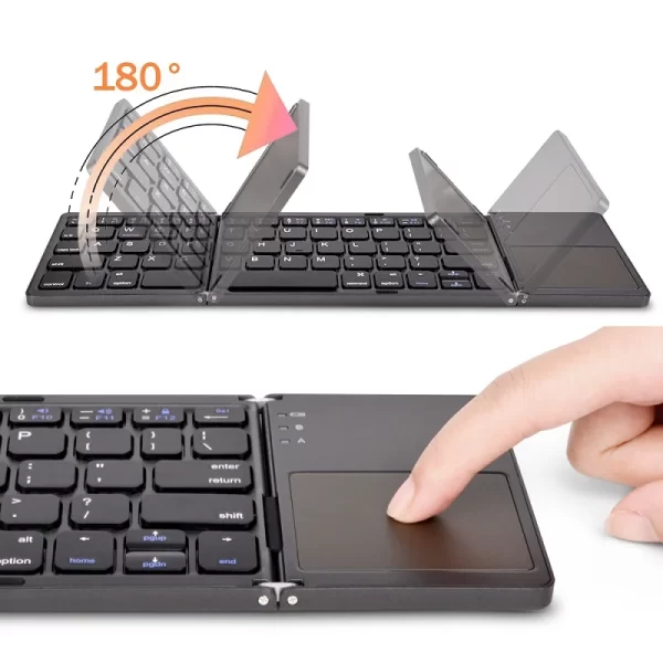 Folding Wireless Bluetooth Keyboard - Image 2